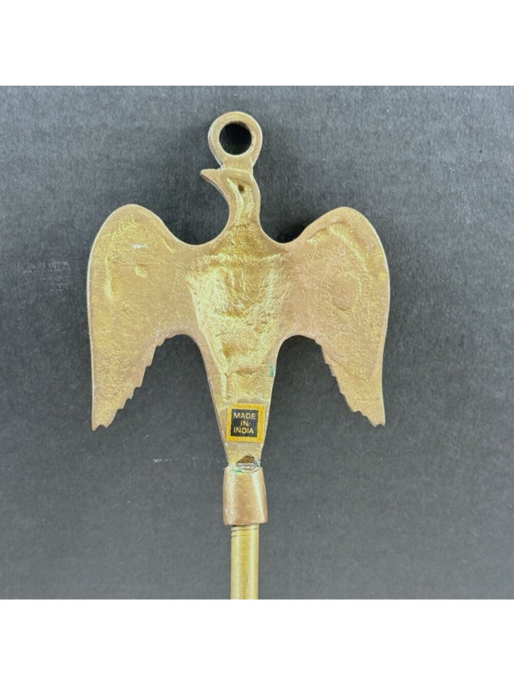 Vintage Brass Eagle Shoe Horn Made in India - Picture 6 of 9